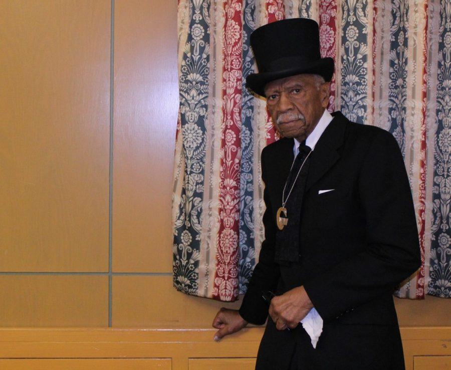 Frederick Douglass reenactor Dr. David Anderson gave a featured portrayal as part of Fishers celebration of Dr. Martin Luther King Day. (Photo by William Maskrey)