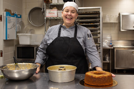 St. John Fisher University pastry chef Allison Marcello 