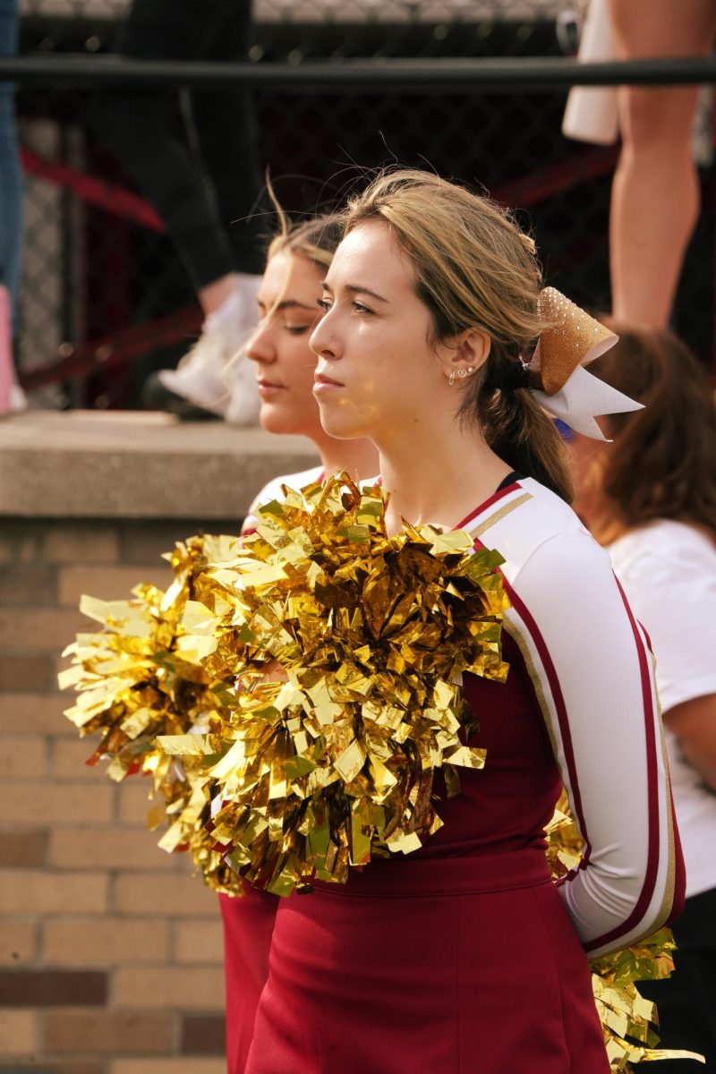 Fisher cheerleader (Photo taken by Nicole Pomerleau @frames_by_nicole)